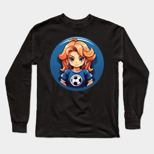 Soccer girl Long Sleeve T-Shirt